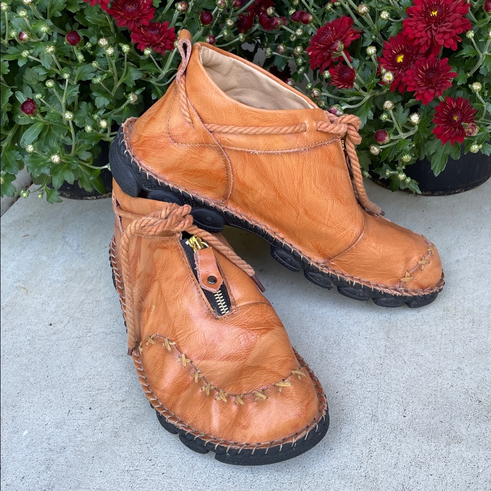 Fashion Brand Leather Boots